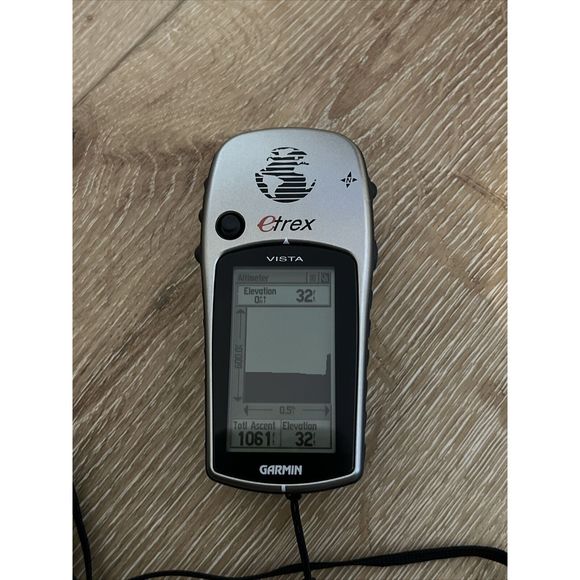 Works Great, Batteries Included, Garmin eTrex Vista HCx GPS Handheld Navigator - Picture 1 of 4